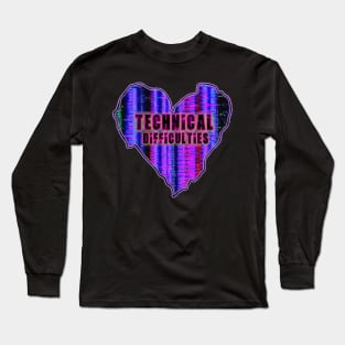 Broken Heart Technicolor Long Sleeve T-Shirt